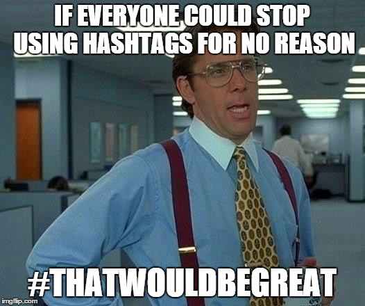 hashtags