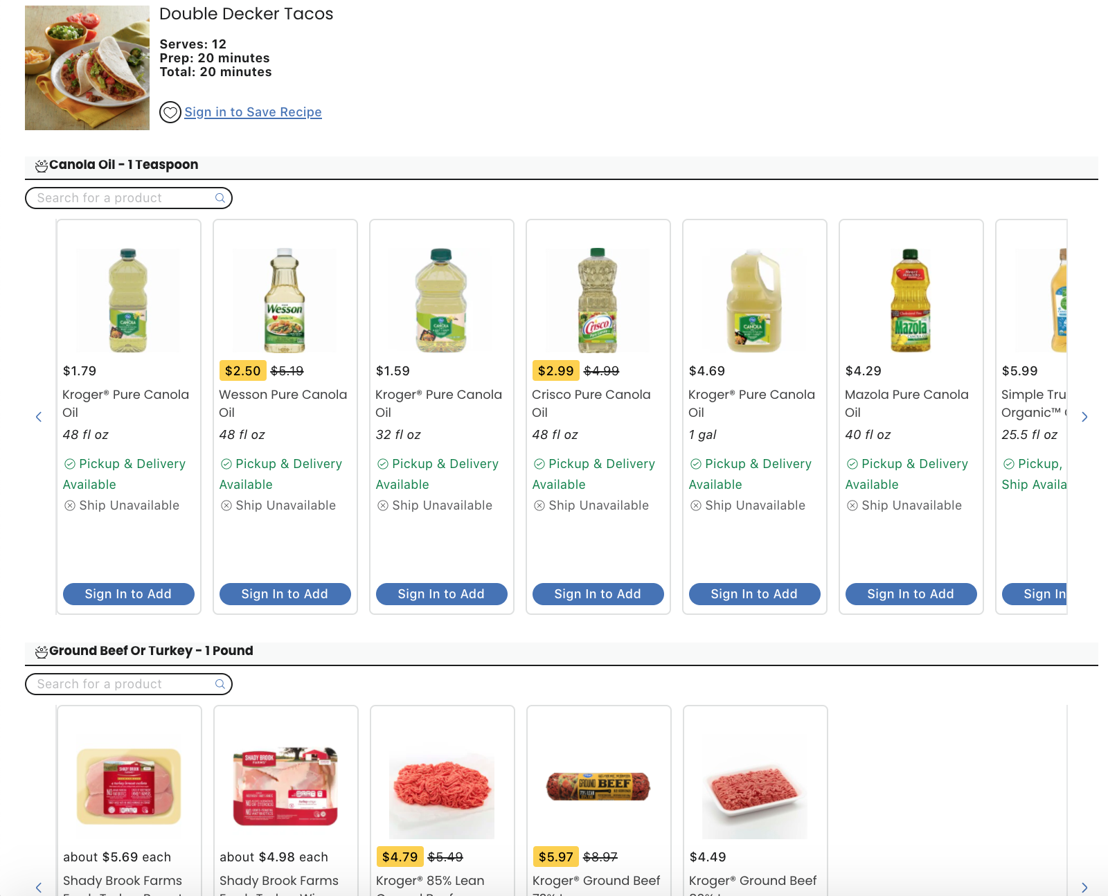 Next up: Krogers omnichannel helps you shop for ingredients online