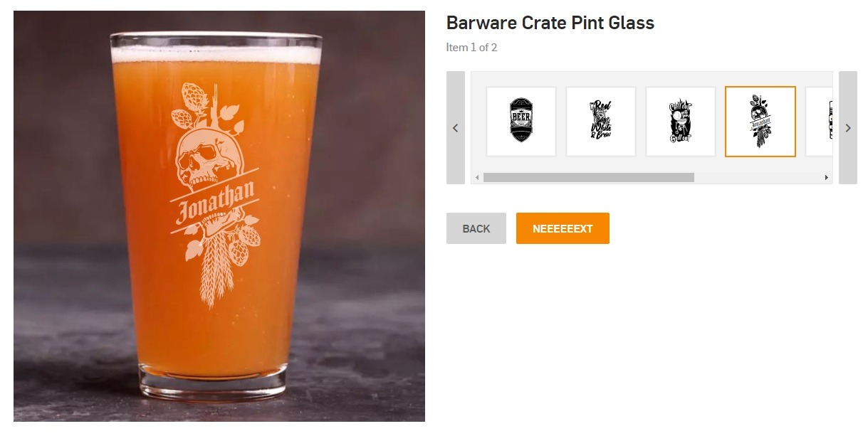 Man Crates successful online store example