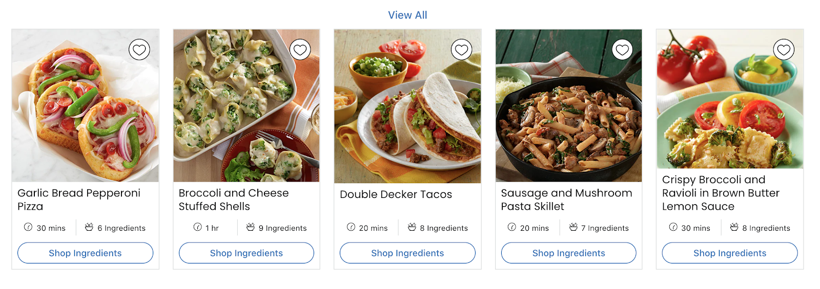 Krogers omnichannel experience offers a website with delicious recipes