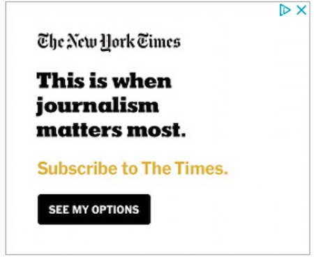 best display ads of 2020-new york times example