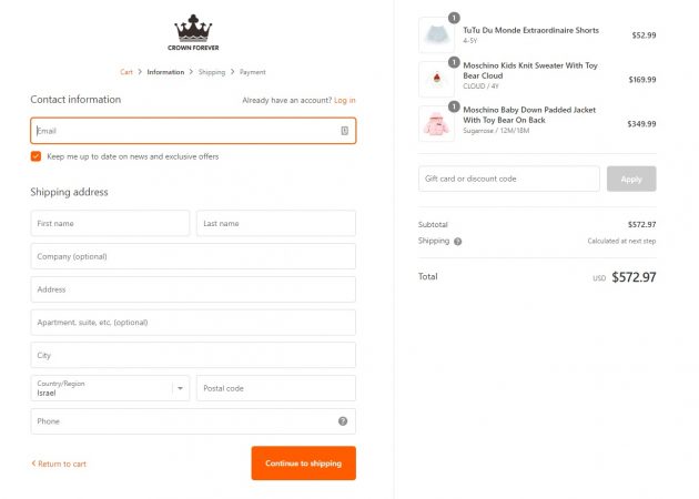 crown-forever-checkout-example-630x450