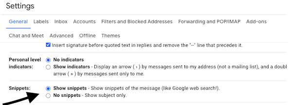 snippets-settings-gmail