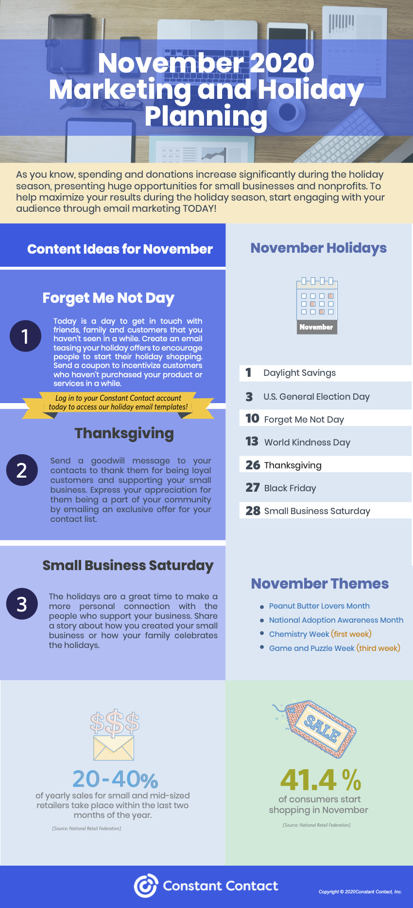 November 2020 marketing holidays