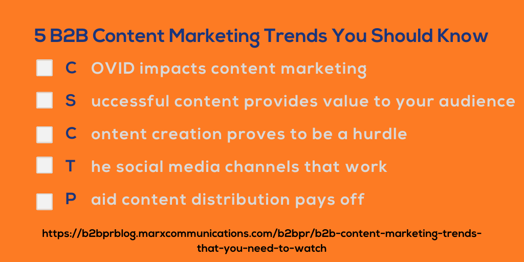 5 B2B Content Marketing Trends You Should Know