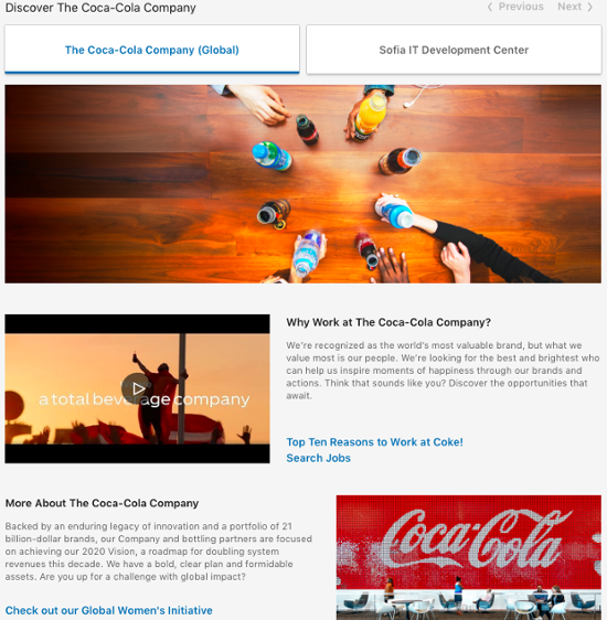 coca-cola-life-linkedin-page