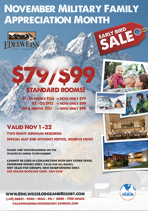 free november marketing ideas miltary family appreciation sale