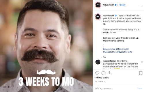 free november marketing ideas movember