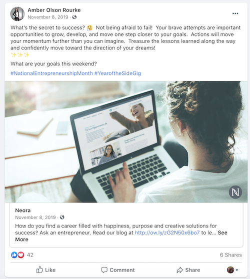 free november marketing ideas national entrepreneurship month