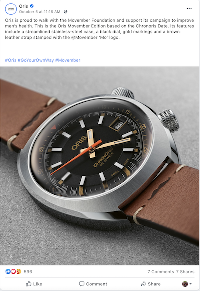 free november marketing ideas oris movember