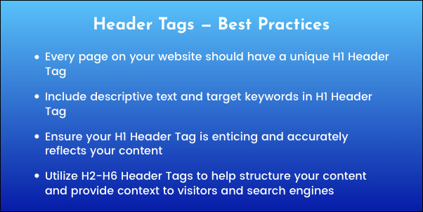 Use Header Tags to Improve Your SEO | Suvonni 