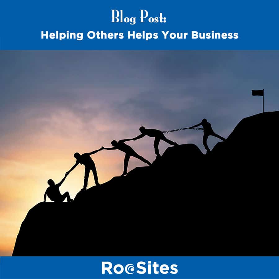 Blog Post Helping Others Helps Your Business Web