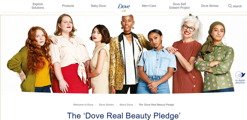 The Dove Real Beauty Pledge