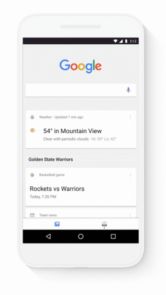 What Google Feed looked like before 