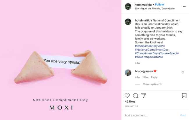 compliment day marketing ideas