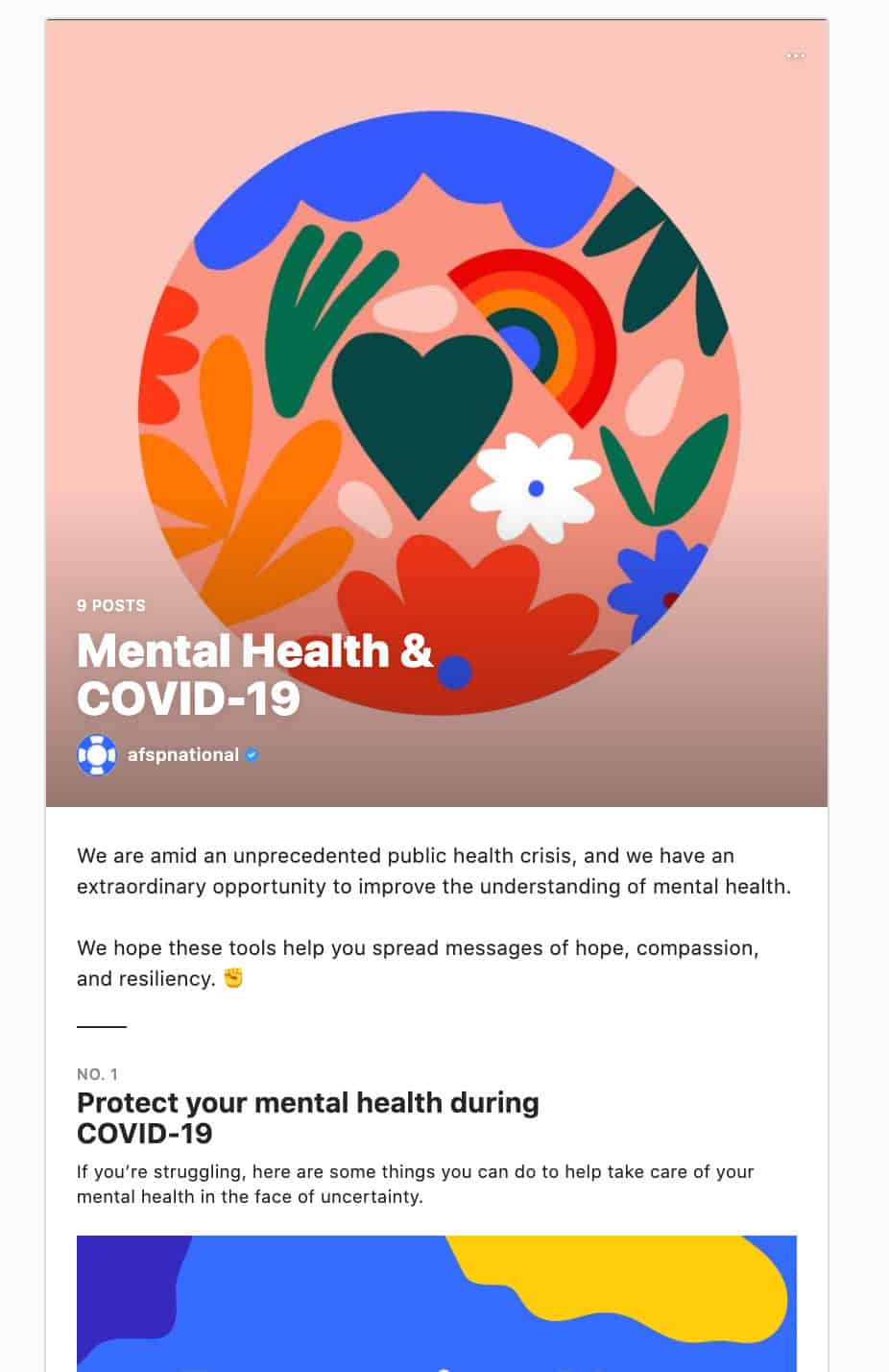 An example of an Instagram Guide.