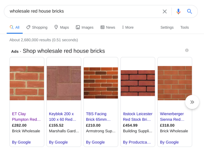 B2B-ecommerce-google-search-bricks