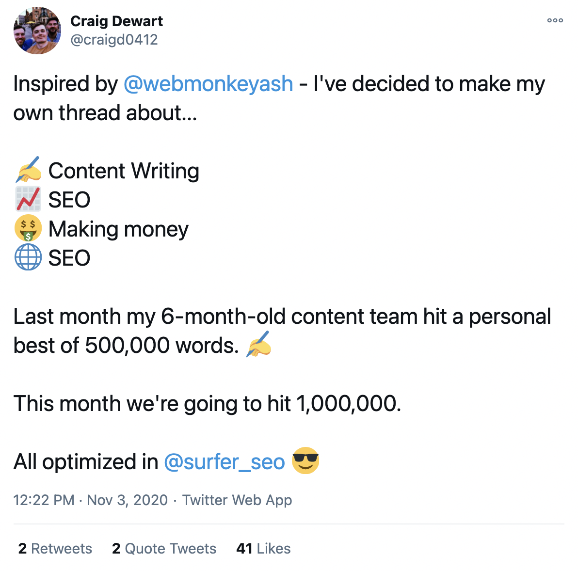 Potential micro-influencer