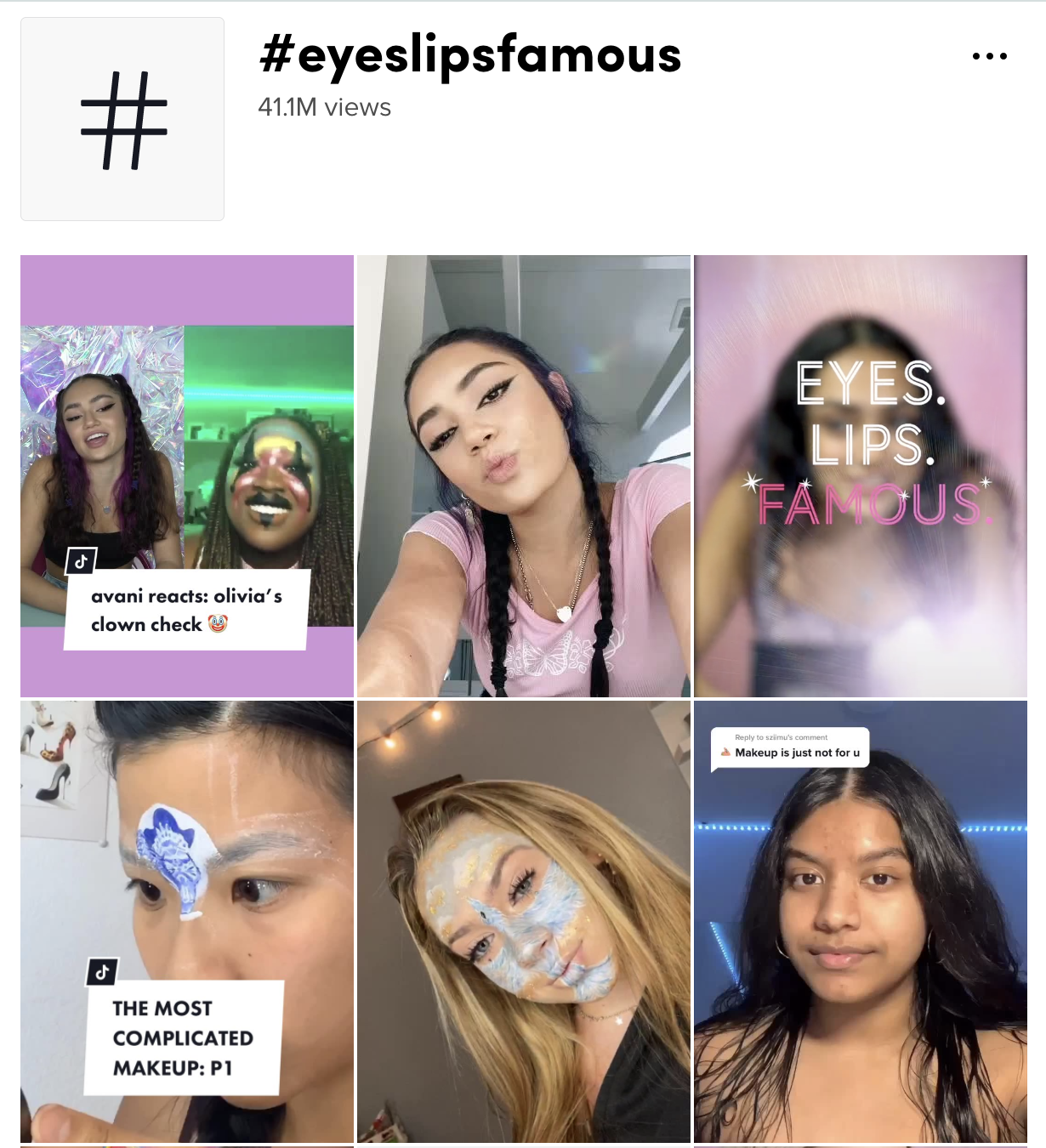 Eyes Lips Face Tiktok Campaign