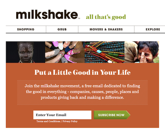 creative newsletter names milkshake