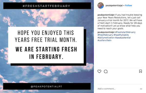 february marketing ideas fresh start february2