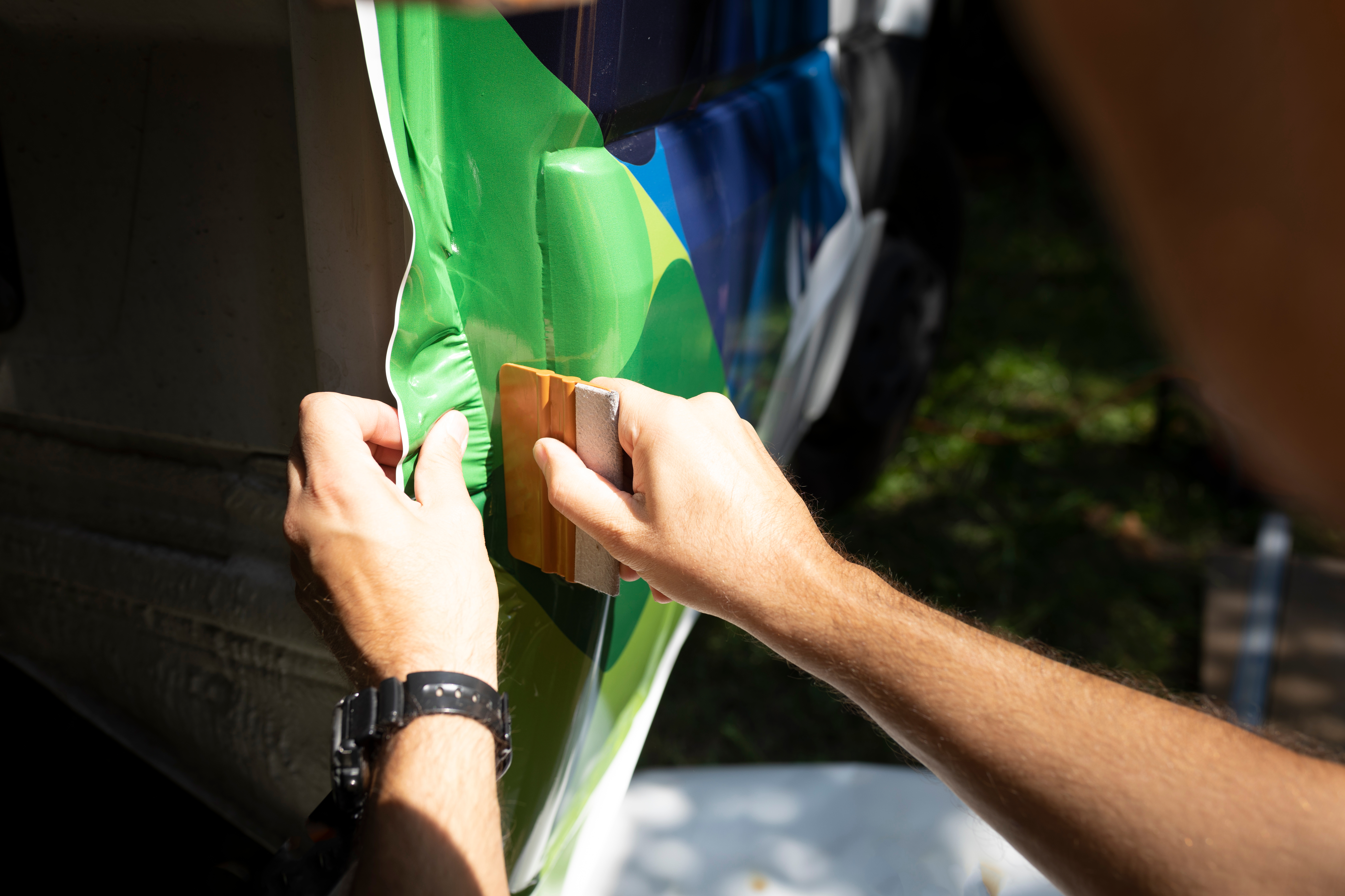 How to build brand awareness - go old school with a car wrap
