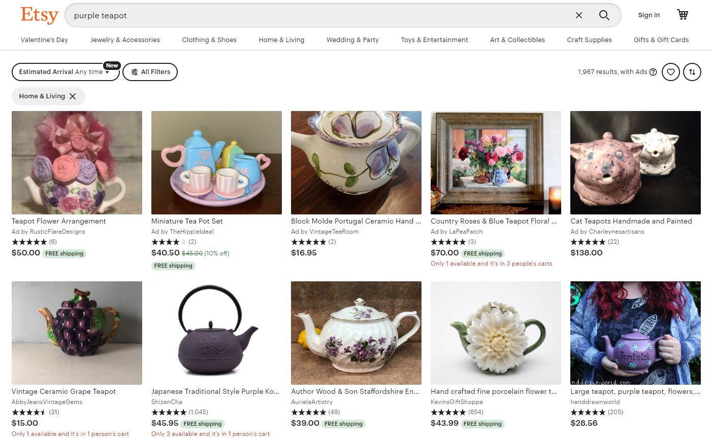 Multichannel selling on the Etsy marketplace