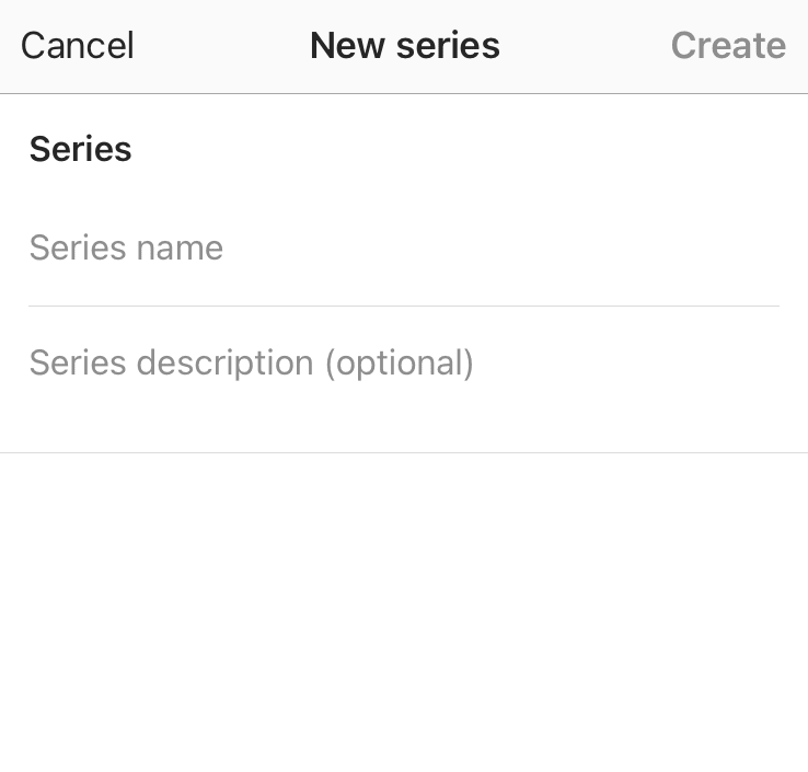 Optimizing the series before launching.