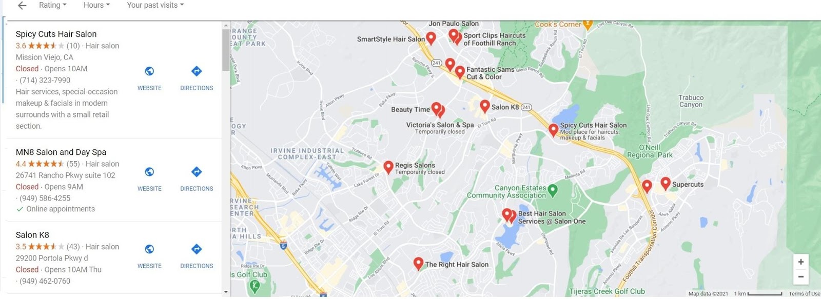 Google My Business Optimization can get your business into the "local 3-pack"