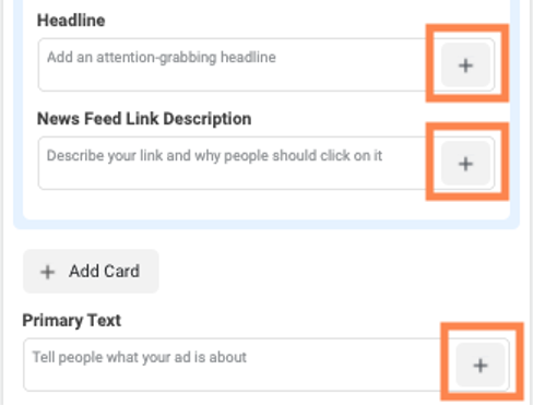 facebook dynamic product ads dynamic text
