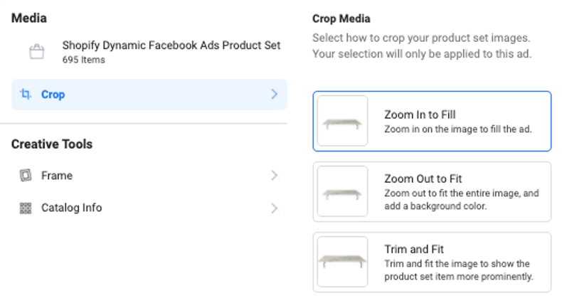 facebook dynamic product ads media