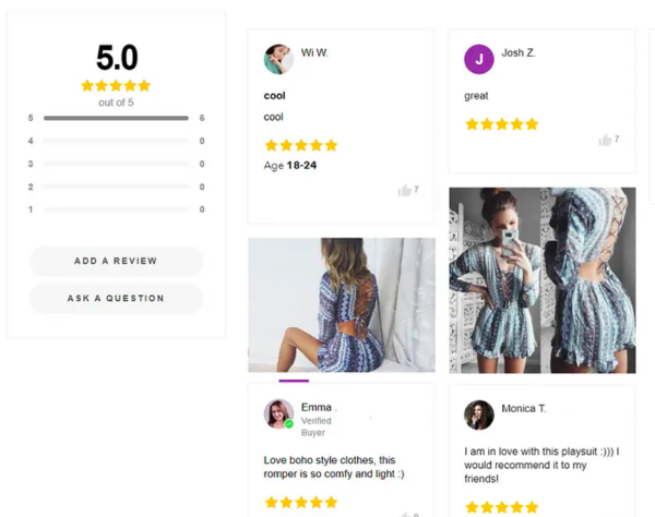 Growave product review app for Shopfiy