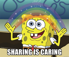 SpongeBob Sharing is Caring