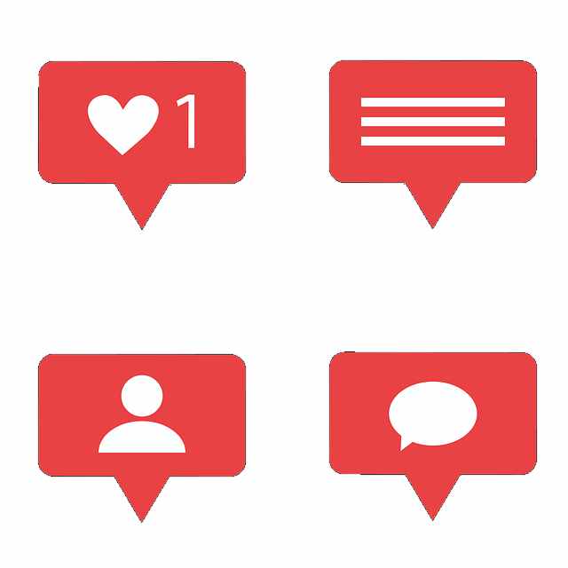 Social Media Goal Image of buttons