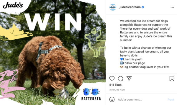 instagram post to promote user-generated content