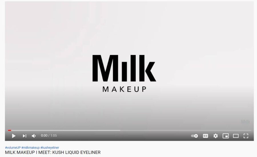 Milk Makeup about their Kush Liquid Eyeliner