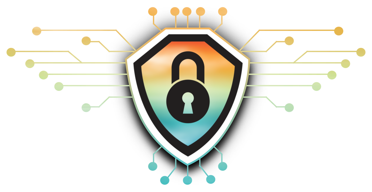 A shield and lock representing cyber resilience.