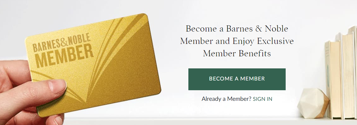 By becoming a Barnes & Noble member you can enjoy exclusive benefits