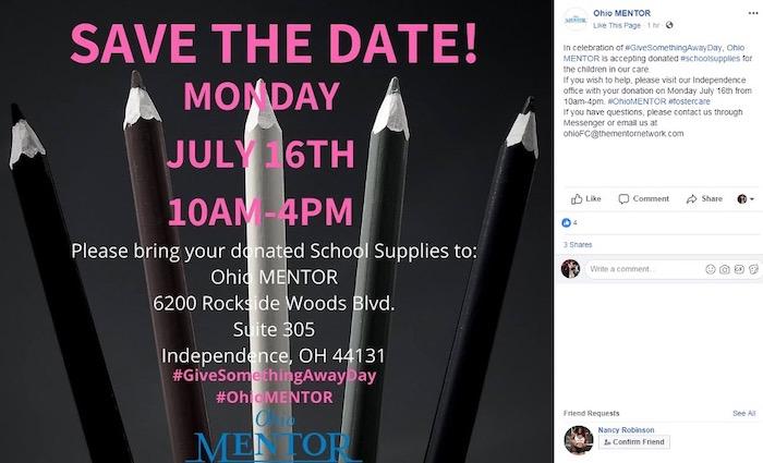 july marketing ideas national give something away day donation drive on instagram