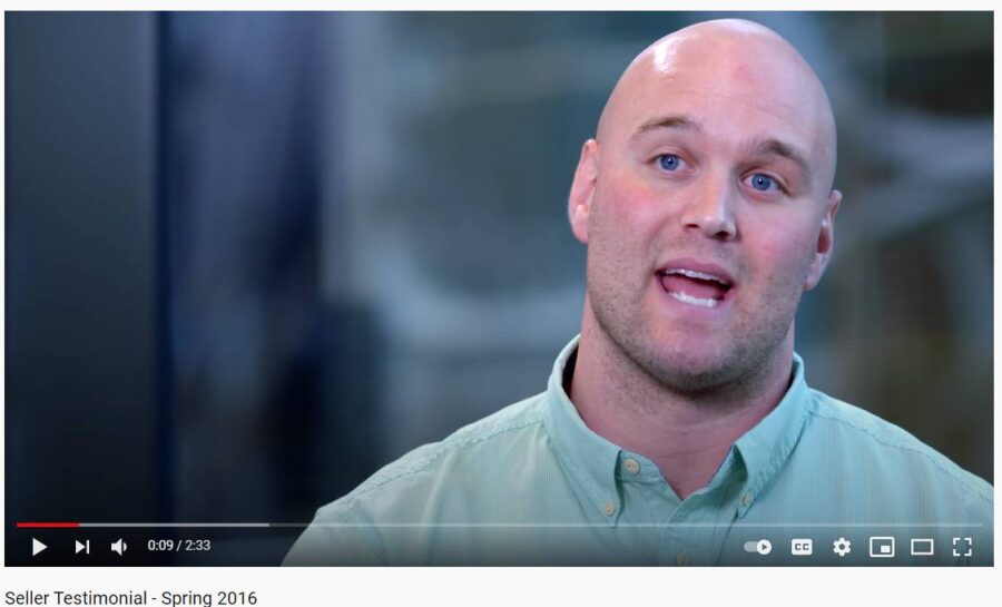 seller video testimonials
