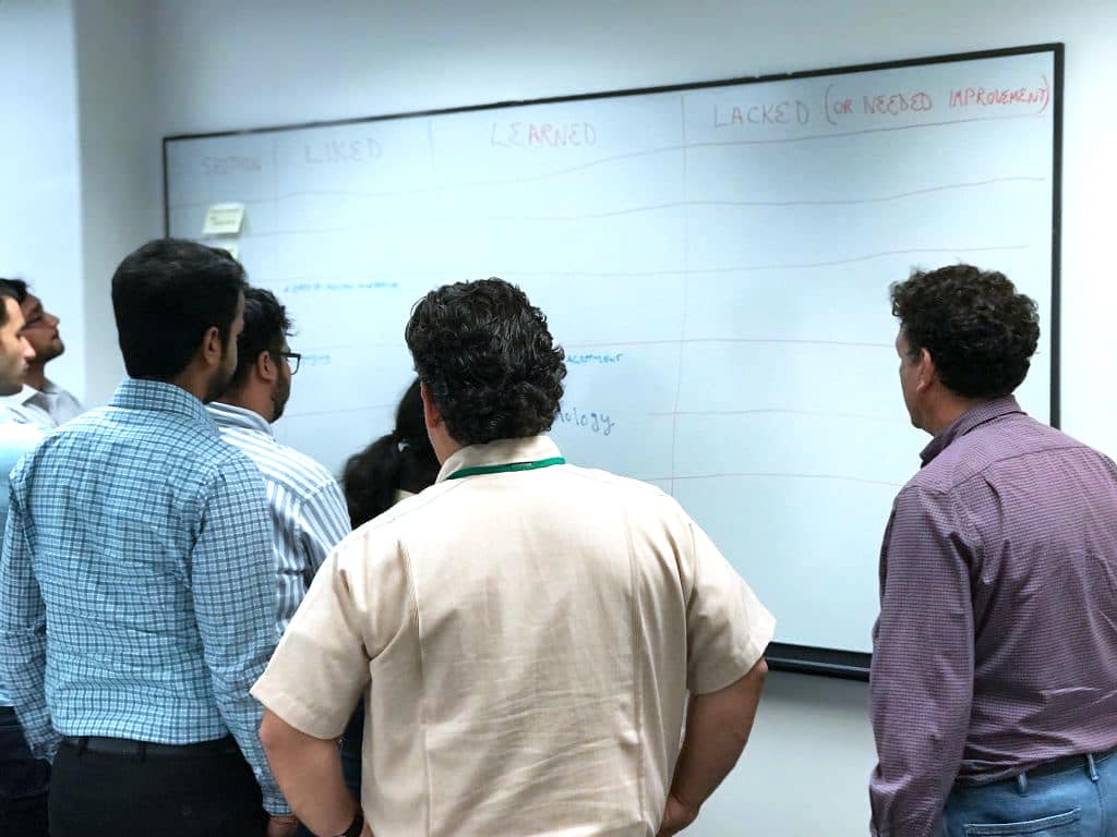 Face to Face Sprint Retrospective Meeting