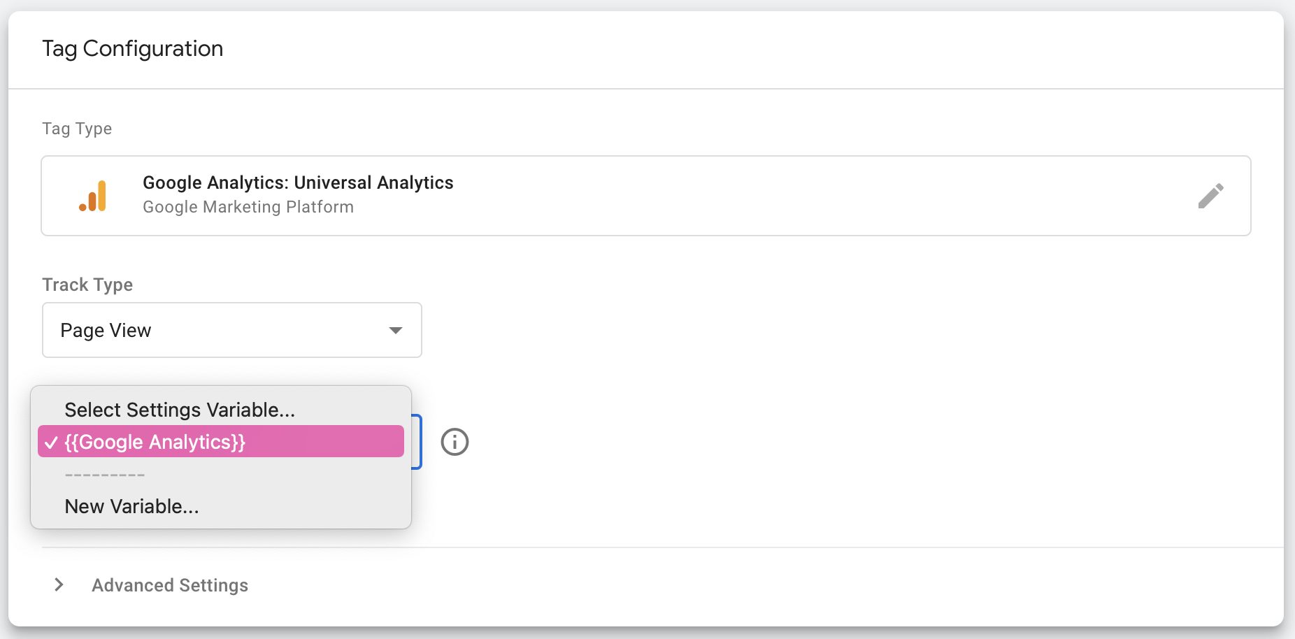 Google Tag Manager enable overriding settings
