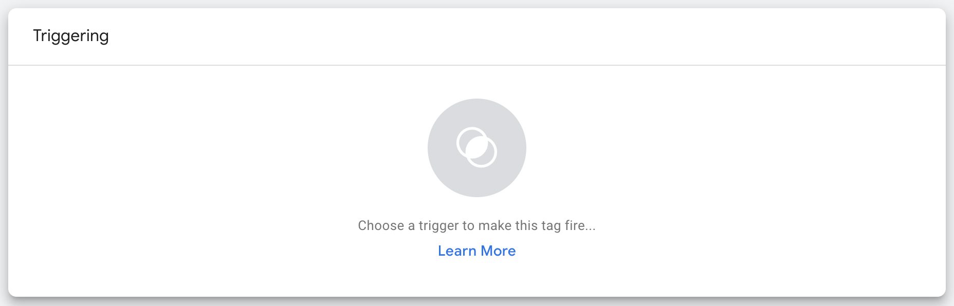 Google Tag Manager configure trigger