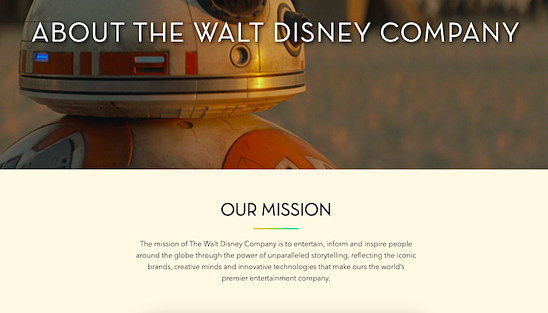 Disney Mission Statement