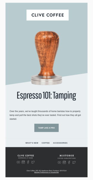 Good email design