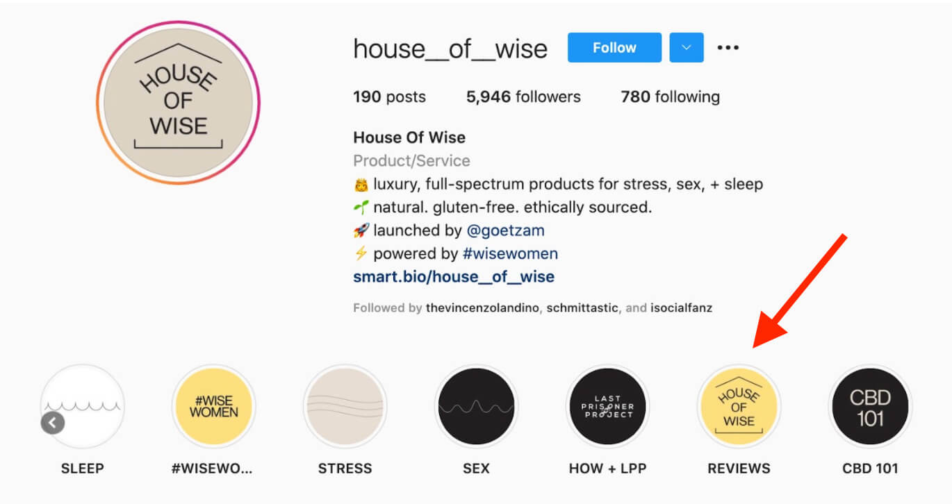 Instagram highlights from House of Wise