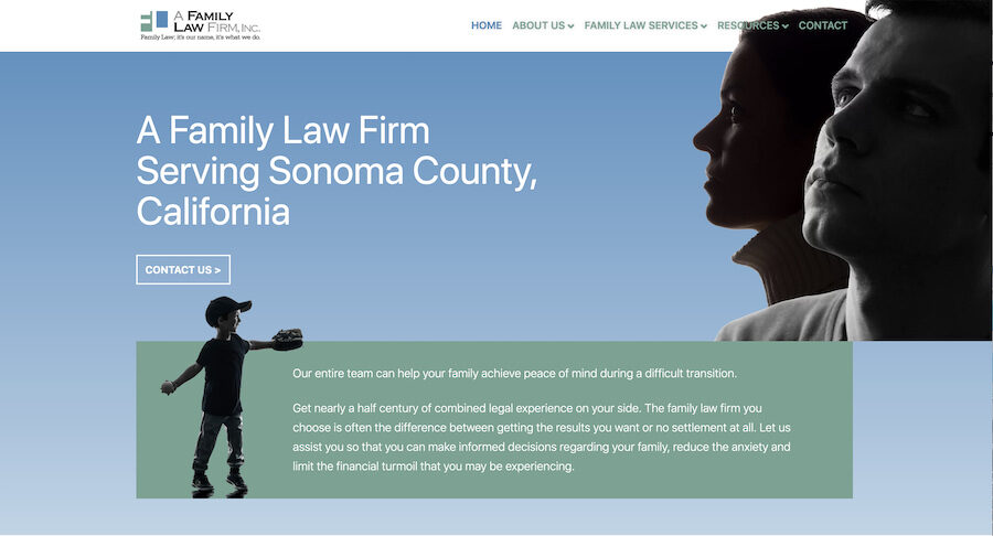 a family law firm website seo