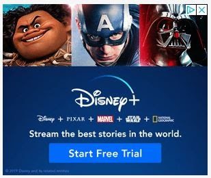 Disney+ banner ad example