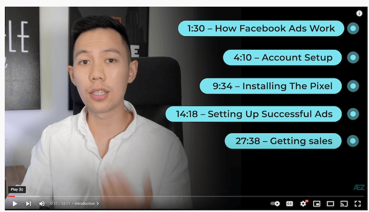 facebook ads course: andrew ethans facebook training video
