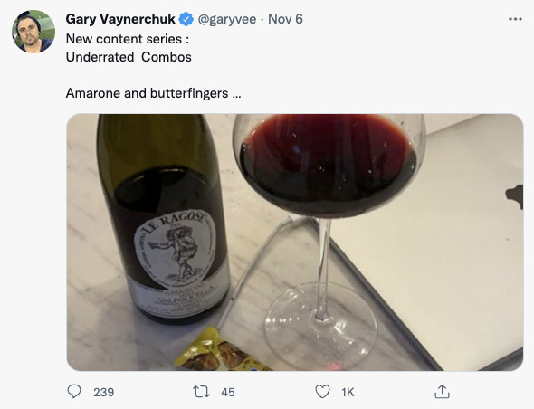 Gary Vee tweet example